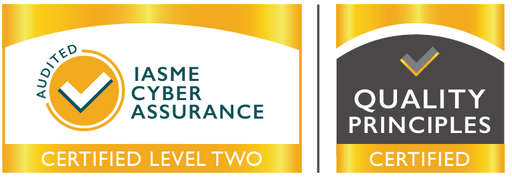 IASME Cyber Assurance Level 2, and QP logo